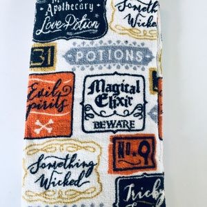 2 Halloween Potions Poison Labels Kitchen Towels